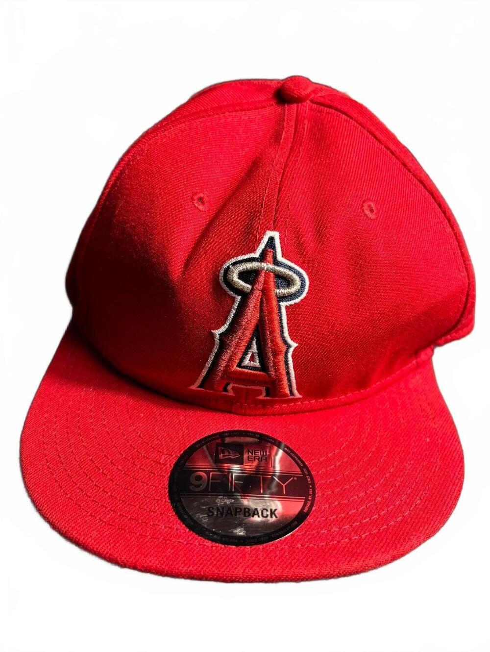 New Era 9Fifty Los Angeles Angels Red Snapback Hat
